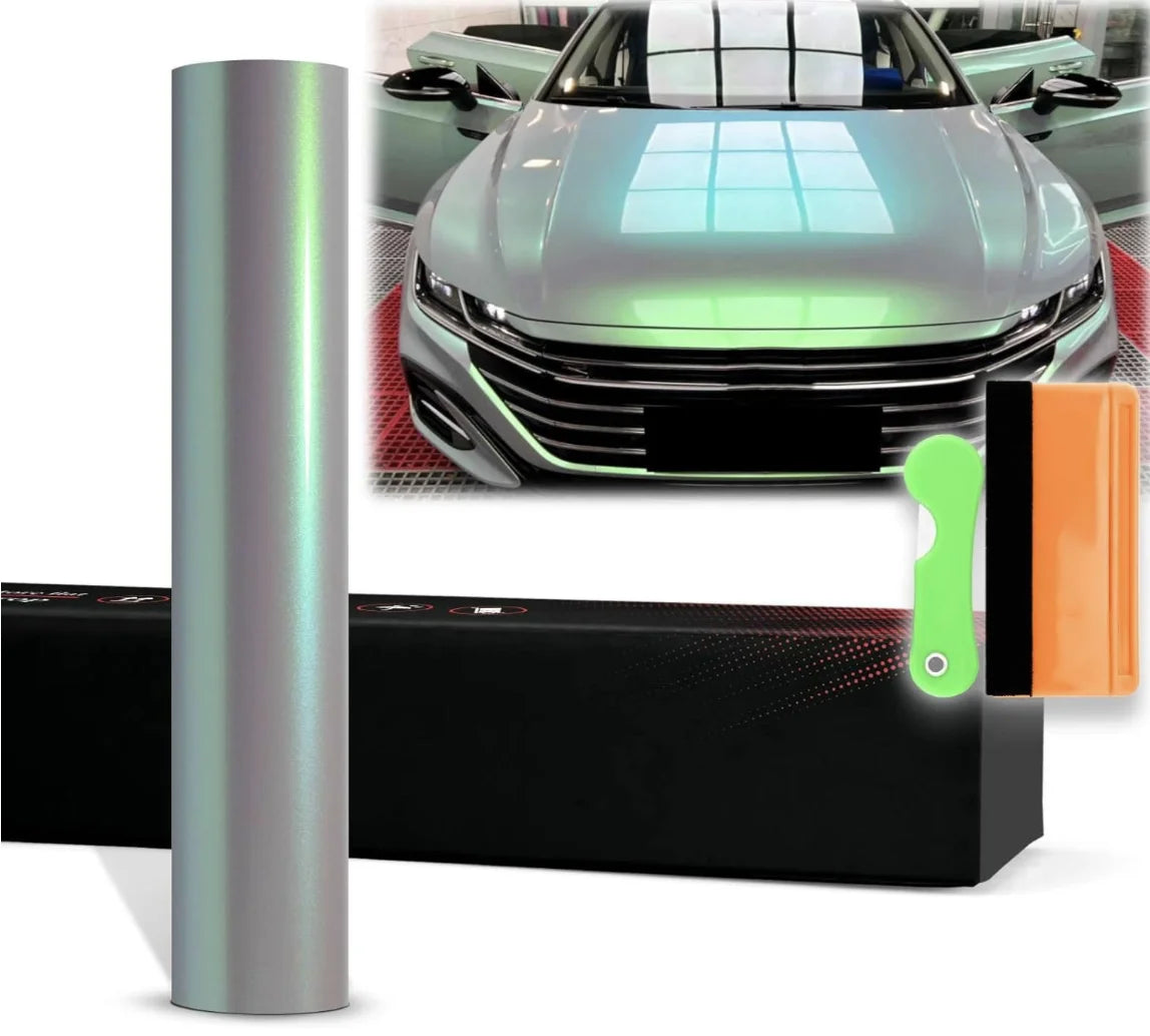 Quality Platinum Green Vehicle Wrap Vinyl Chameleon Green Color Changing Car Wrapping Film - BuyBrazil