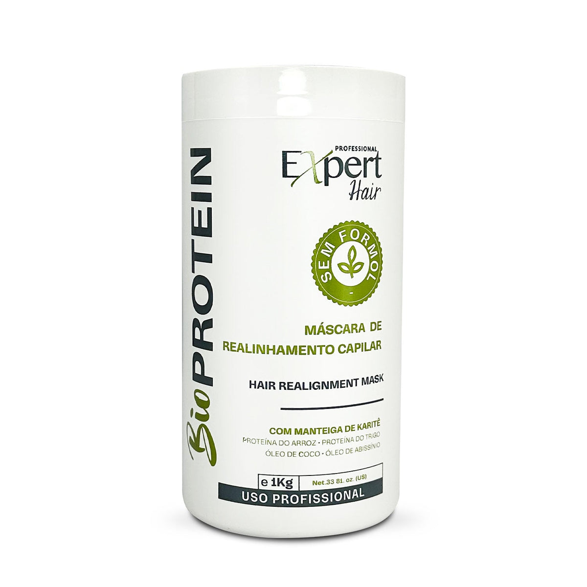 Expert Hair BtoxExpert Bio Protein Hair Cream 1kg/35.2 oz - BuyBrazil