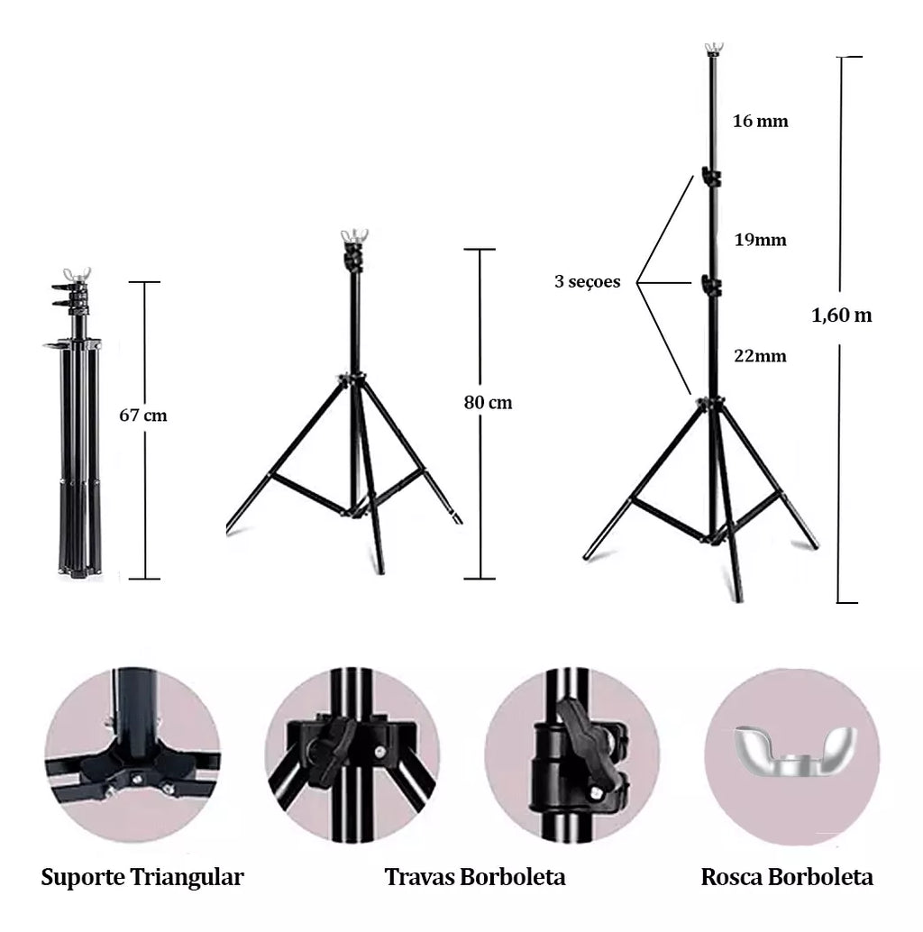 Articulated Tripod Support for Photon Lizze Extreme and Ponce - BuyBrazil