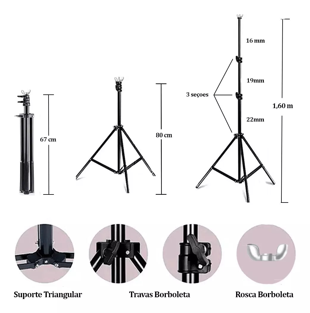 Articulated Tripod Support for Photon Lizze Extreme and Ponce - BuyBrazil