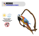 Bird Kit 5 Units (Handmade Wooden Macaws) 50cm - BuyBrazil