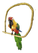 Bird Kit 5 Units (Handmade Wooden Macaws) 50cm - BuyBrazil