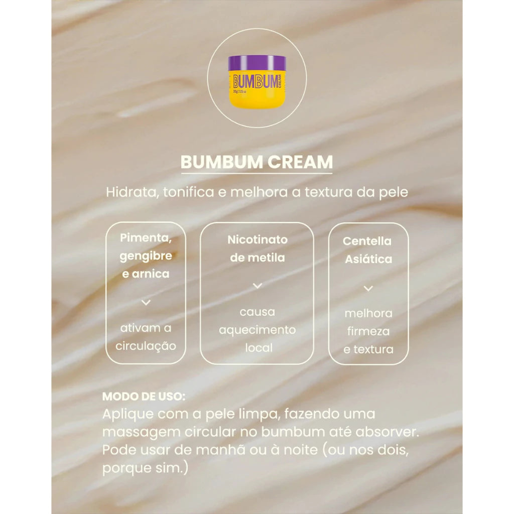 Bumbum Cream MAX 500g – Professional Thermogenic Treatment for Cellulite & Stretch Marks