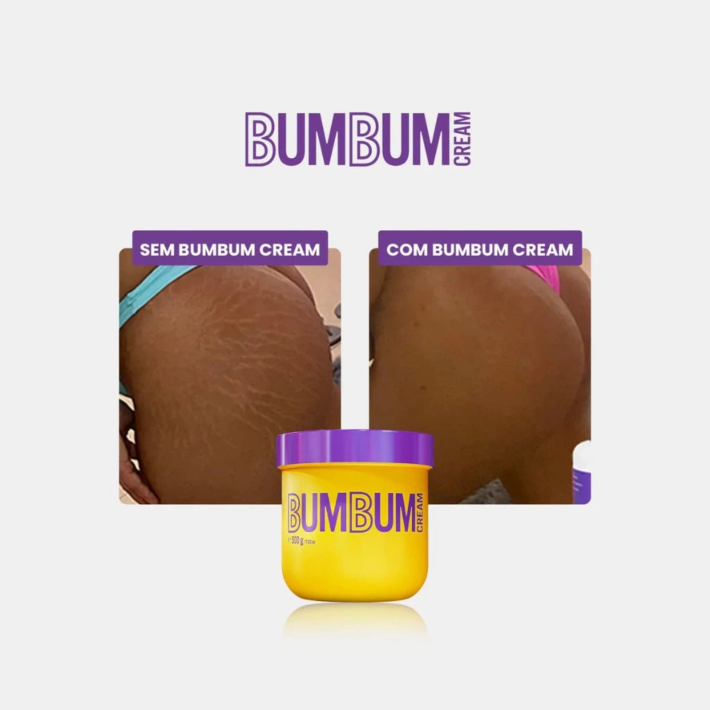 Bumbum Cream MAX 500g – Professional Thermogenic Treatment for Cellulite & Stretch Marks
