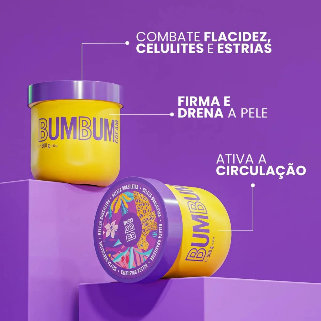 Bumbum Cream MAX 500g – Professional Thermogenic Treatment for Cellulite & Stretch Marks