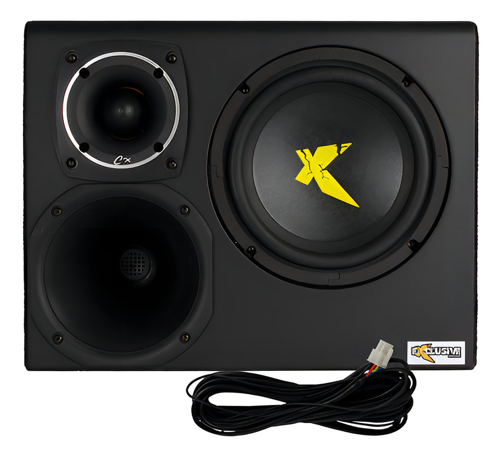 Exclusive Trio 8" Black Amplified Box Xc 300 - BuyBrazil
