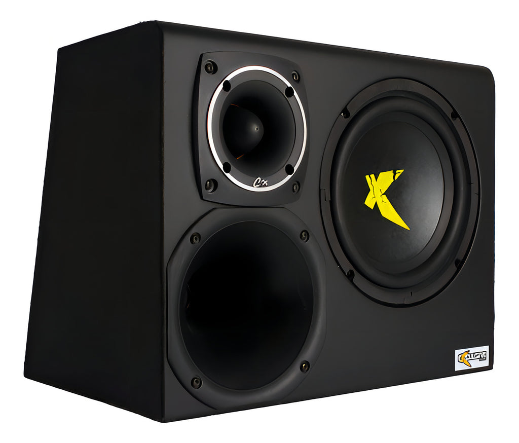 Exclusive Trio 8" Black Amplified Box Xc 300 - BuyBrazil