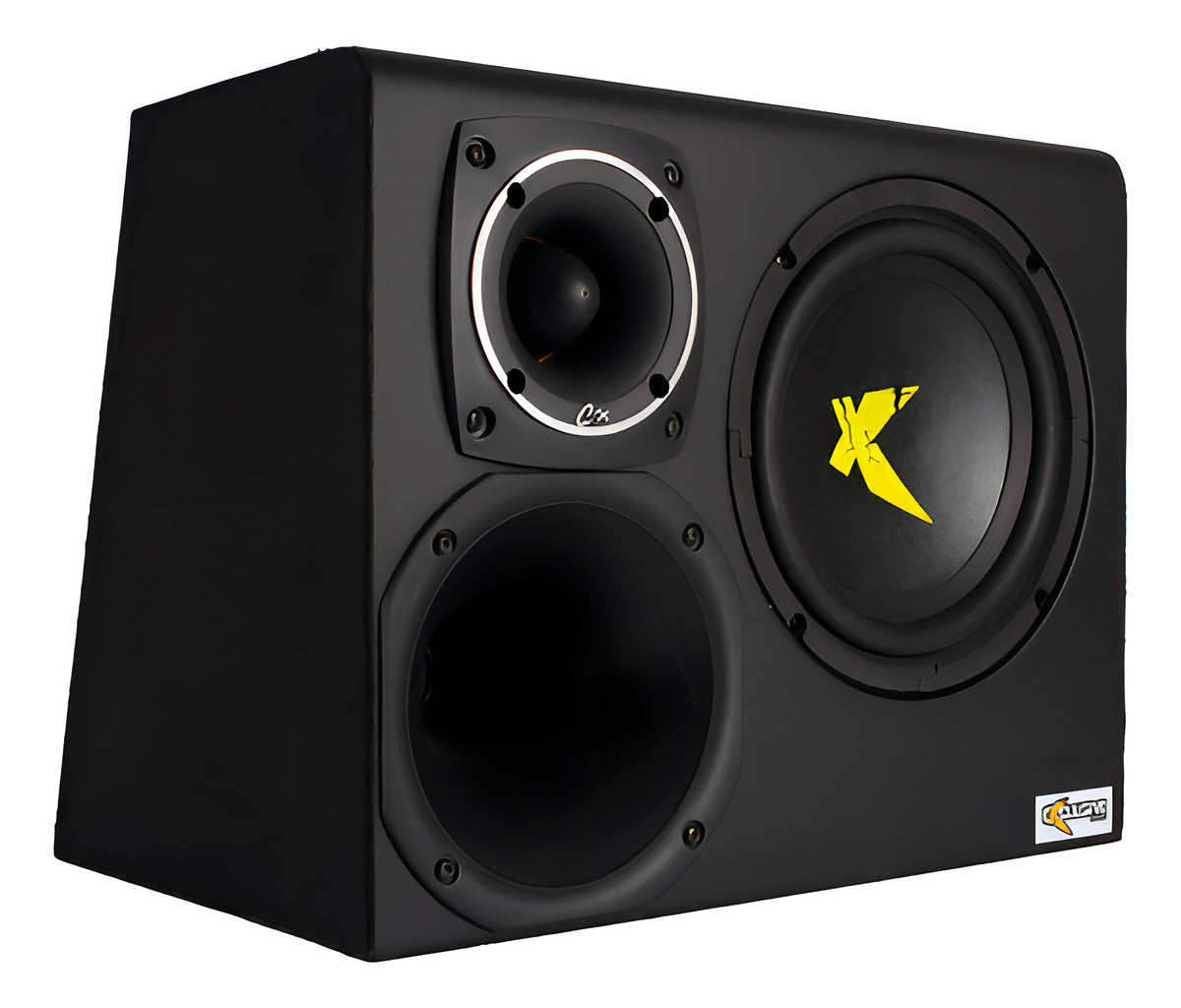 Exclusive Trio 8" Black Amplified Box Xc 300 - BuyBrazil