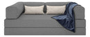 Foam Sofa Bed in Box 2 Seats Boucle Retractable Modular - BuyBrazil
