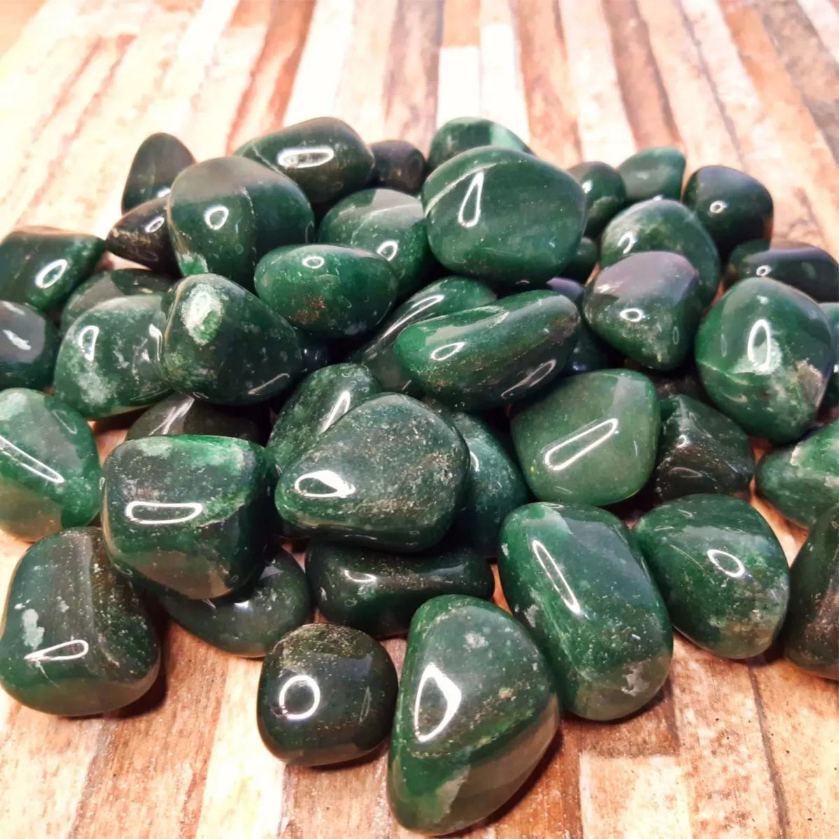 Green Quartz Tumbled Stone Semi-precious Stone Magic 1kg/35.27 oz. - BuyBrazil