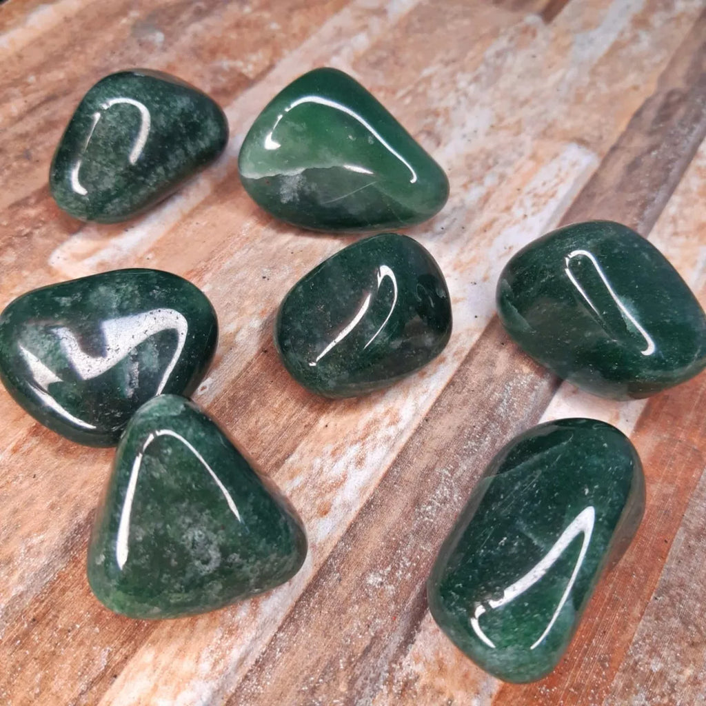 Green Quartz Tumbled Stone Semi-precious Stone Magic 1kg/35.27 oz. - BuyBrazil