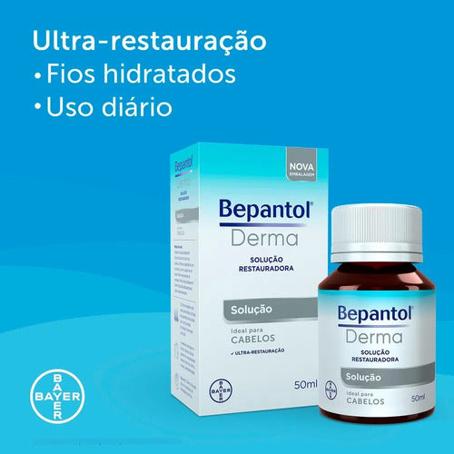 Kit Bepantol Solução Restauradora Com Dexpantenol Bayer 50ml - BuyBrazil