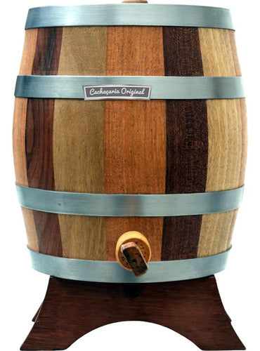 Premium Umburana Wood Barrel – 2 Liters (Vertical Luxury Edition)