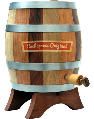 Premium Umburana Wood Barrel – 2 Liters (Vertical Luxury Edition)
