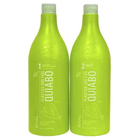Royal Okra Fiber Plastic Shampoo and Sealing 2x1L - BuyBrazil