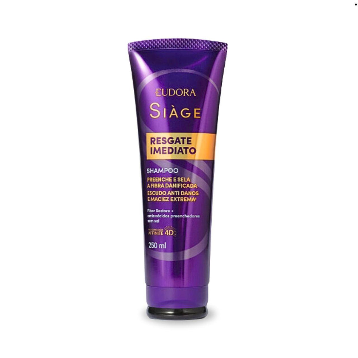 Siàge Resgate Imediato Combo: Shampoo 250ml + Conditioner 200ml + Hair Mask 250g - BuyBrazil