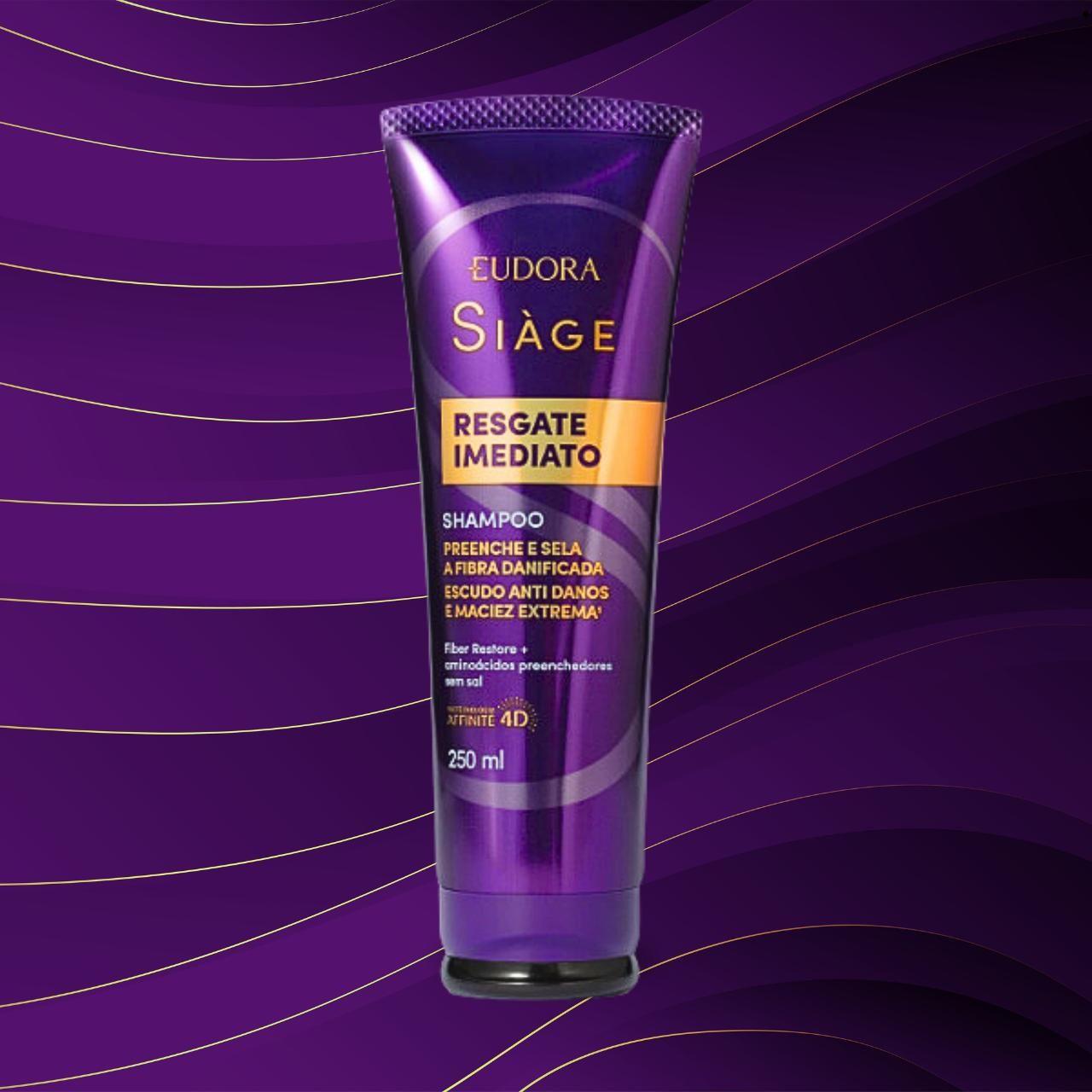 Siàge Resgate Imediato Combo: Shampoo 250ml + Conditioner 200ml + Hair Mask 250g - BuyBrazil