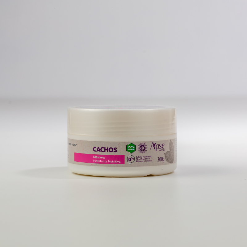 Máscara Cachos Hidratante Nutritiva 300g - Tratamento Condicionante - BuyBrazil