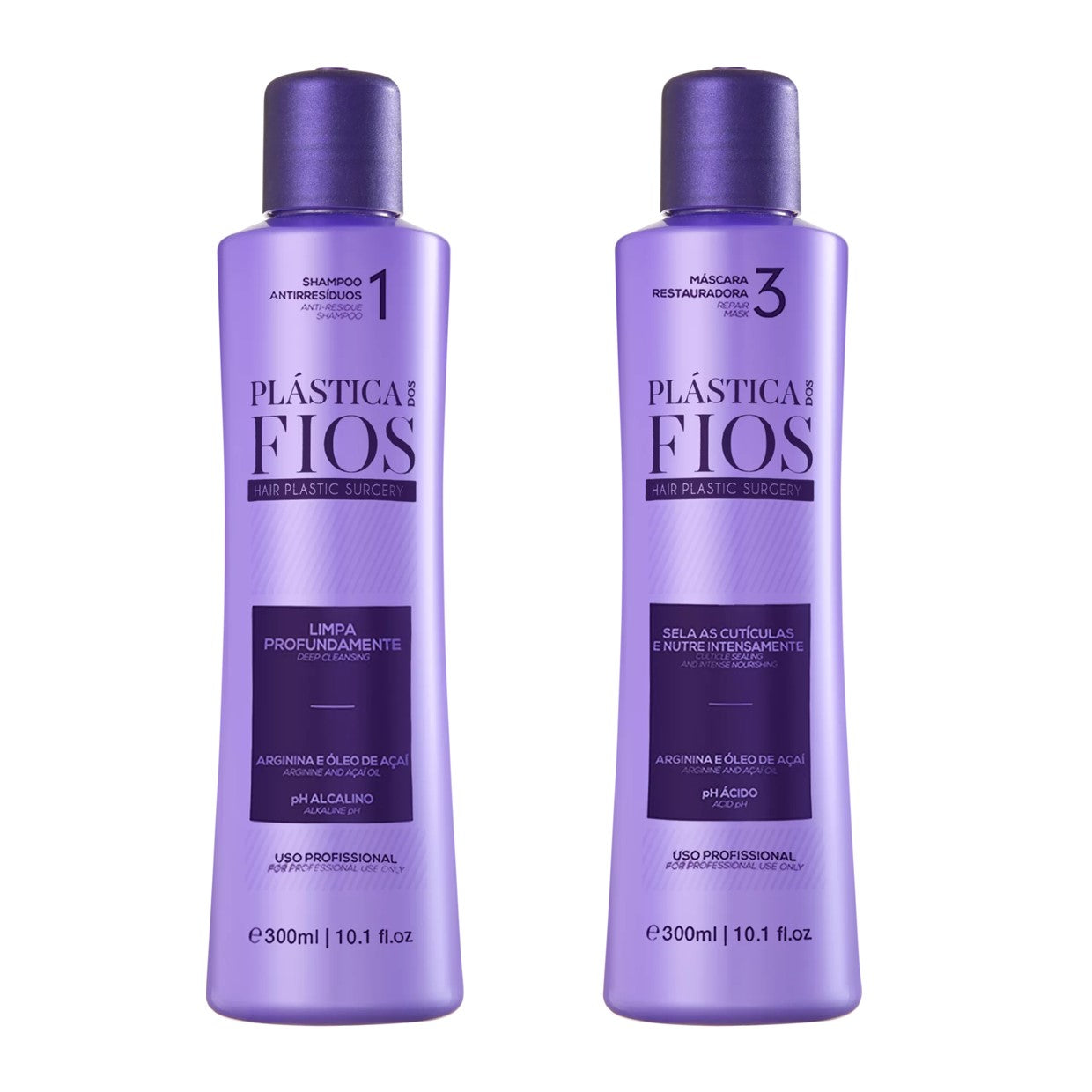 Cadiveu Plastica dos Fios Wire Thermal Sealing Smart Brush 2X300ml - BuyBrazil