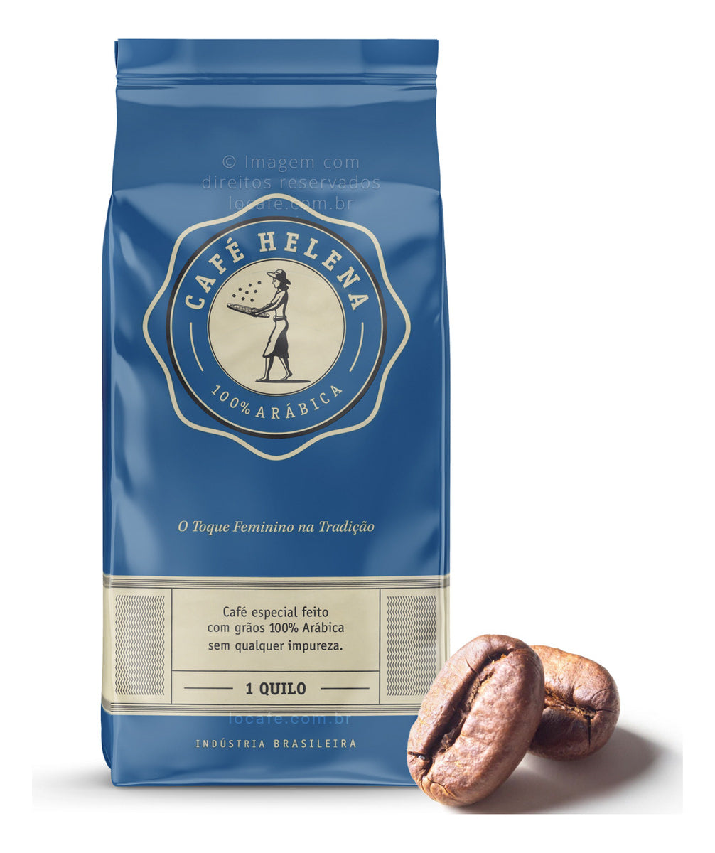 Helena Gourmet Whole Bean Coffee 1kg 100% Arabica - BuyBrazil
