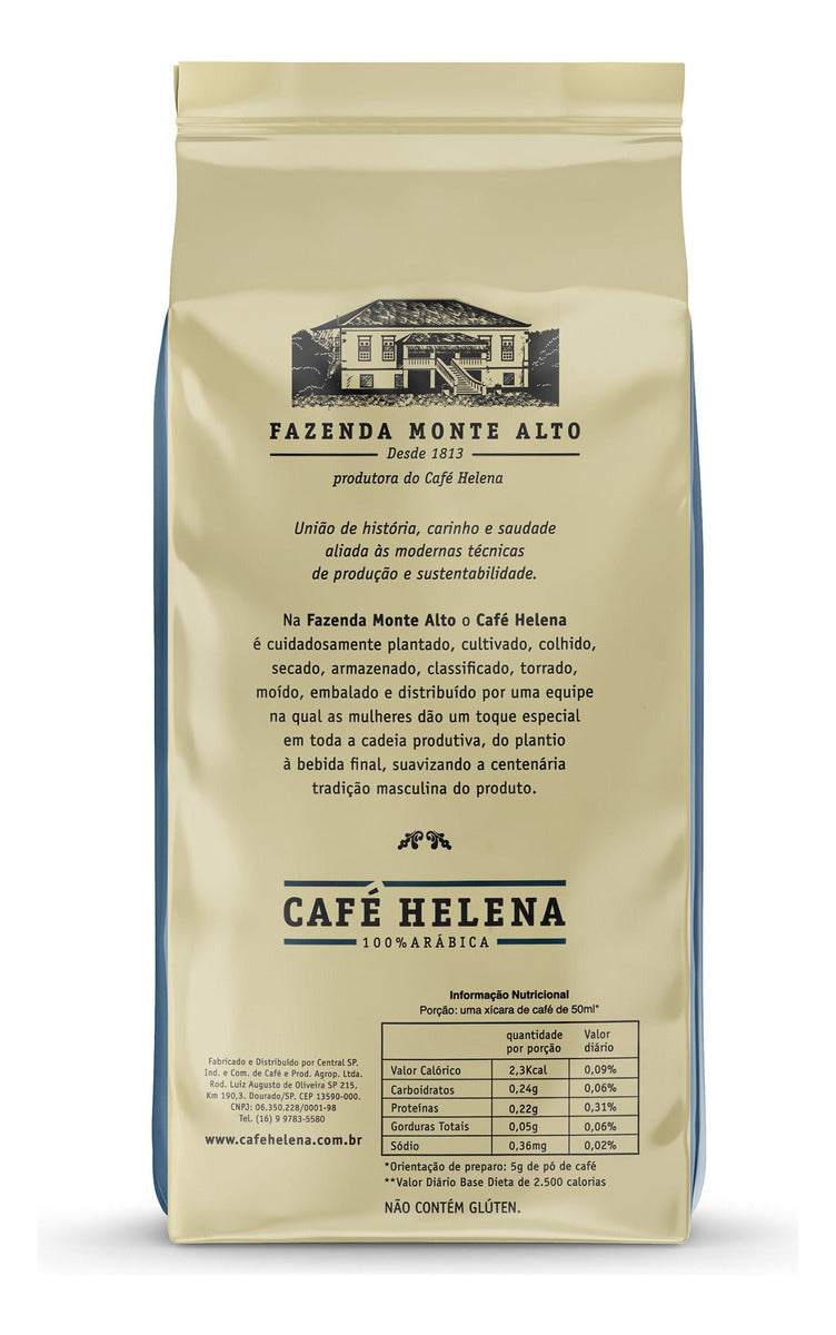 Helena Gourmet Whole Bean Coffee 1kg 100% Arabica - BuyBrazil