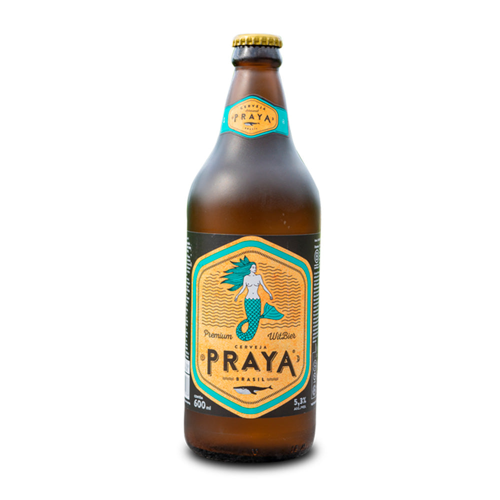 Praya Beer Classic Recipe Golden Ale 600ml/20.28fl.oz. - BuyBrazil