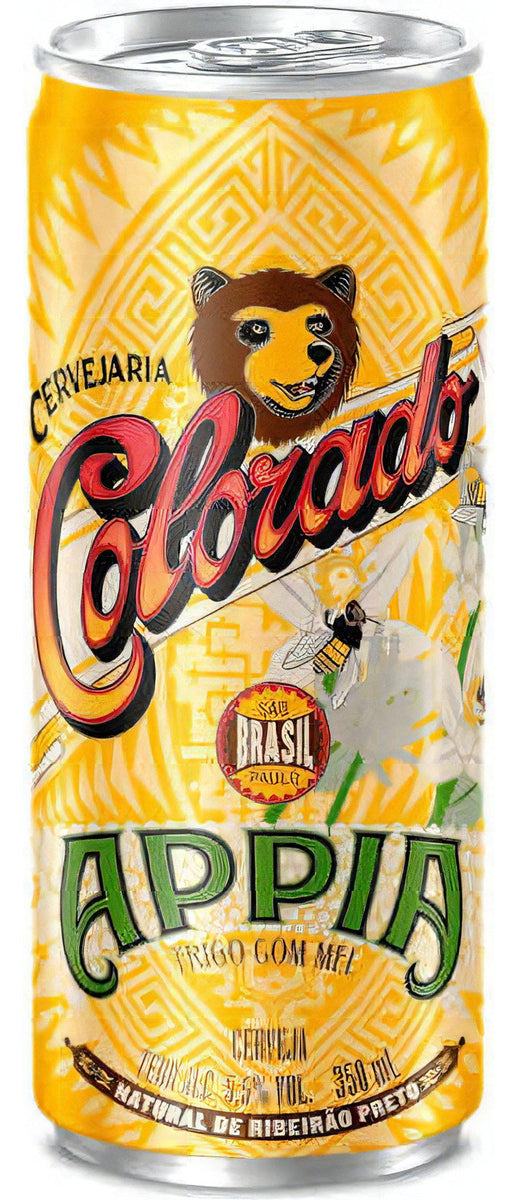 Colorado Appia Wheat Beer with Honey Pack With 8 350ml cans - BuyBrazil