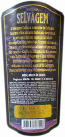Bottle of COMARY Selvagem cocktail featuring açaí, catuaba, guaraná, and marapuama in a 900ml bottle.