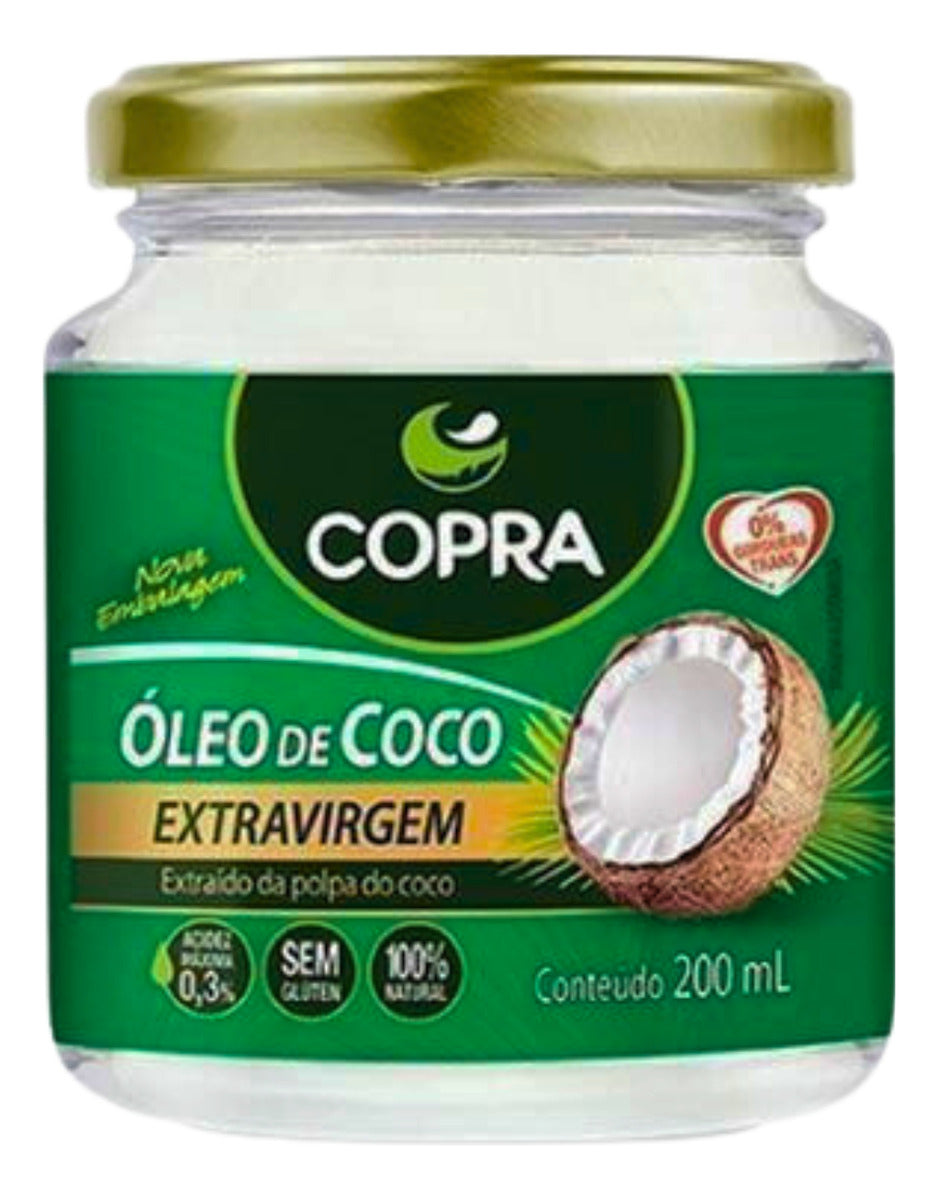 Copra Extra Virgin Coconut Oil 200ml/ 6.76 fl.oz. - BuyBrazil