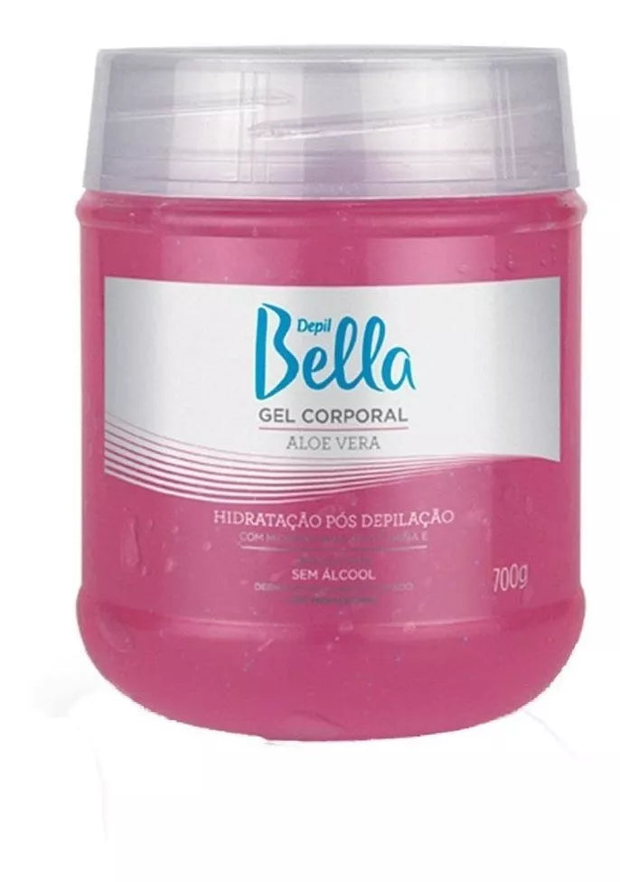 Depil Bella Aloe Vera Body Gel 700g/15.43 lbs - BuyBrazil