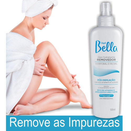 Depil Bella Pre Post-Waxing Kit 3 Professional Products - BuyBrazil