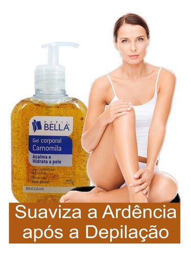 Depil Bella Pre Post-Waxing Kit 3 Professional Products - BuyBrazil