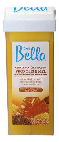 Depil Bella Propolis and Honey Kit 12 Roll-on Depilatory Wax - BuyBrazil