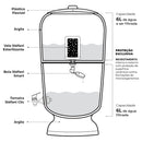 Stéfani São João Classic Clay Water Purifier Filter 6 Liters