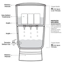 Stéfani São João Premium Clay Water Filter 8 Liters