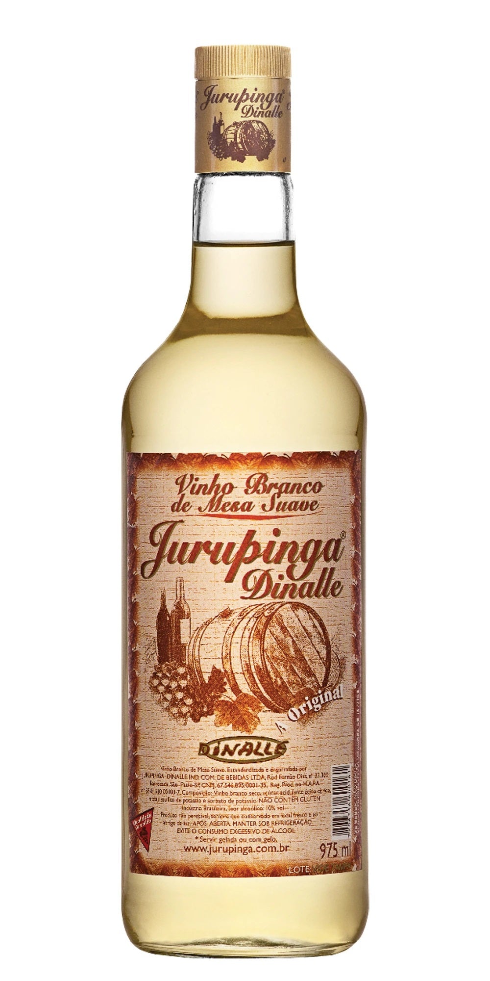 Jurupinga Dinalle Smooth White Table Wine 975ml/32.9 fl.oz. - BuyBrazil