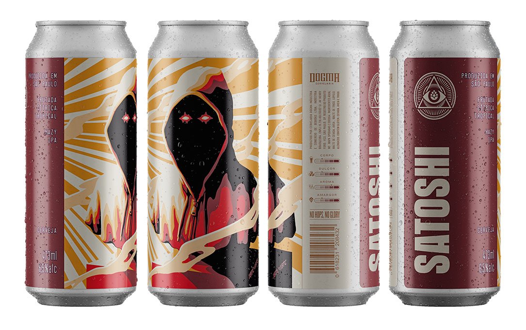 Dogma Beer Satoshi Hazy IPA Halving Edition Can 473ml/15.9fl.oz. - BuyBrazil