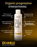 Donnele Supreme Gold Hair Straightening Mask (No-Pause) 1kg / 35.2 oz. - BuyBrazil
