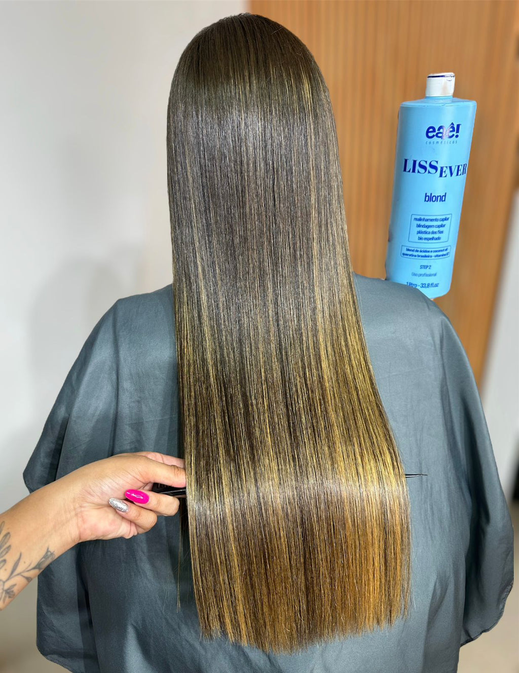 Eaê! Liss Ever Blond – Formaldehyde-Free Smoothing Treatment 1000ml / 33.8 fl.oz - BuyBrazil