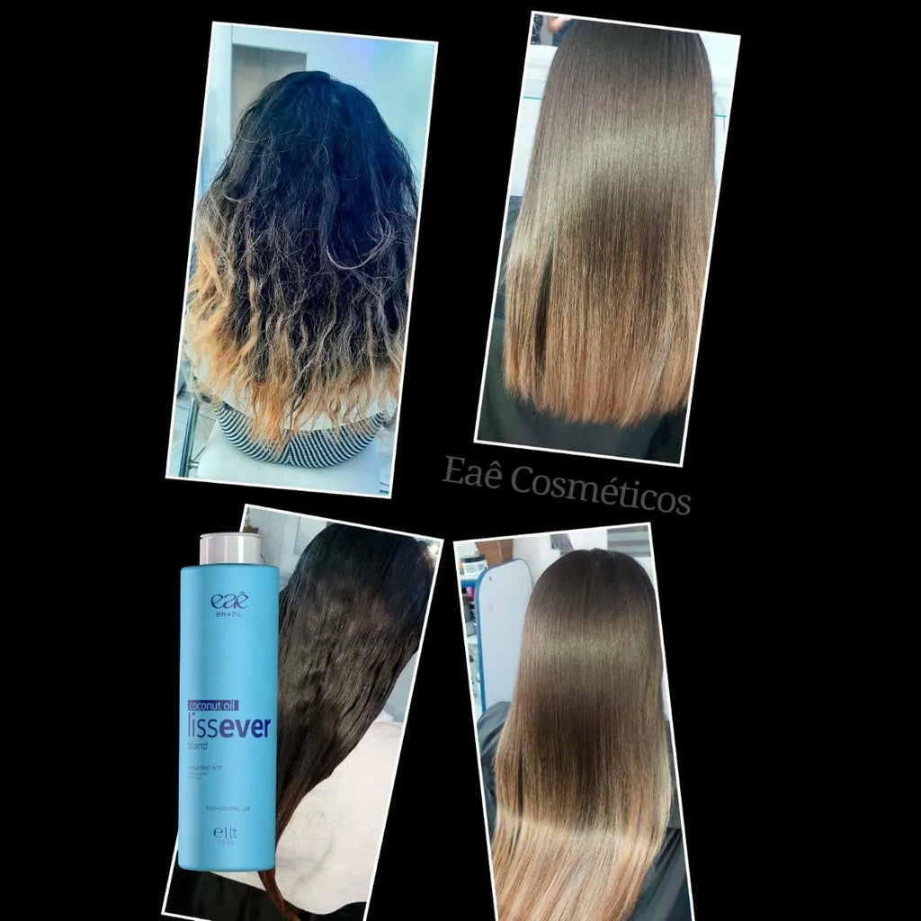 Eaê! Liss Ever Blond – Formaldehyde-Free Smoothing Treatment 1000ml / 33.8 fl.oz - BuyBrazil