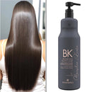 Ecosmetics BK Brazilian Keratin hair care bottle, 1000ml, with sleek packaging for progressive straightening treatment.