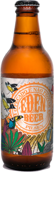 Eden Beer Lite American Lager 600ml/20.28fl.oz. - BuyBrazil