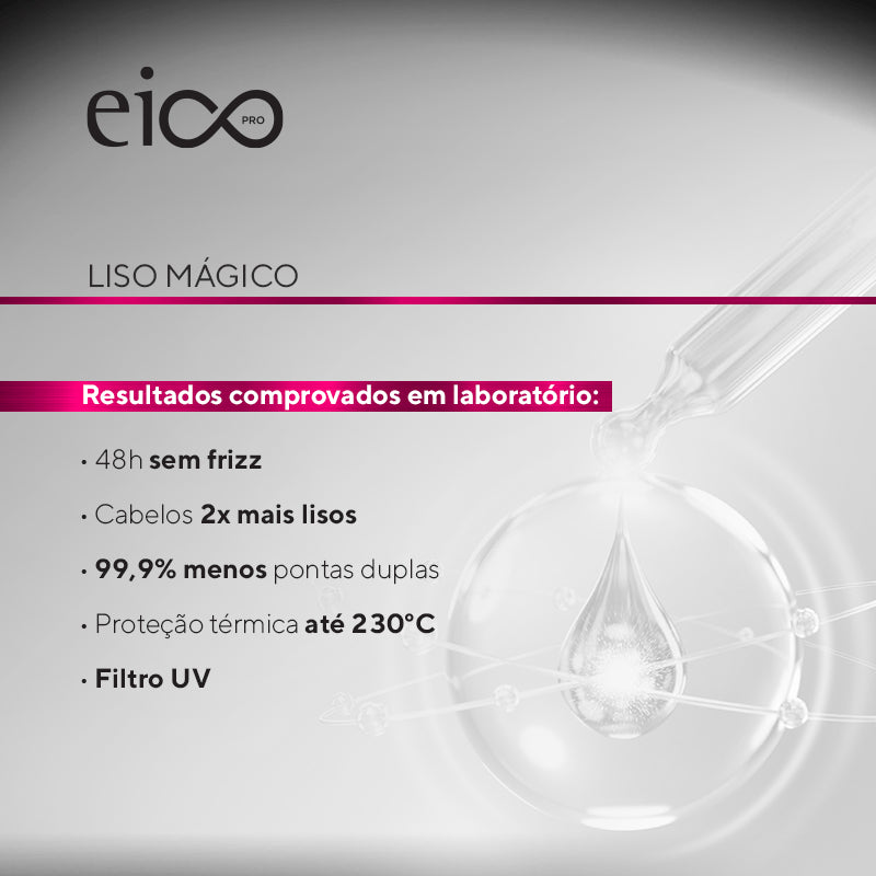 Eico Pro Fluid Spray Leave-in 0% Frizz Magical Smooth Treatment Hydration Shine Thermal Protection Sunscreen 200ml - BuyBrazil