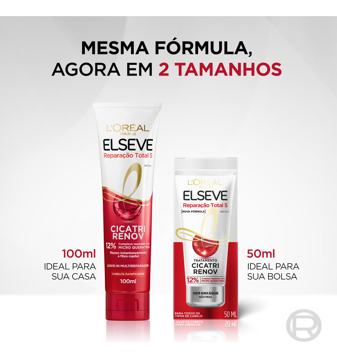 Elseve Total Repair Leave-in 5 Cicatri Renov 100ml/ 3.38 fl.oz. - BuyBrazil