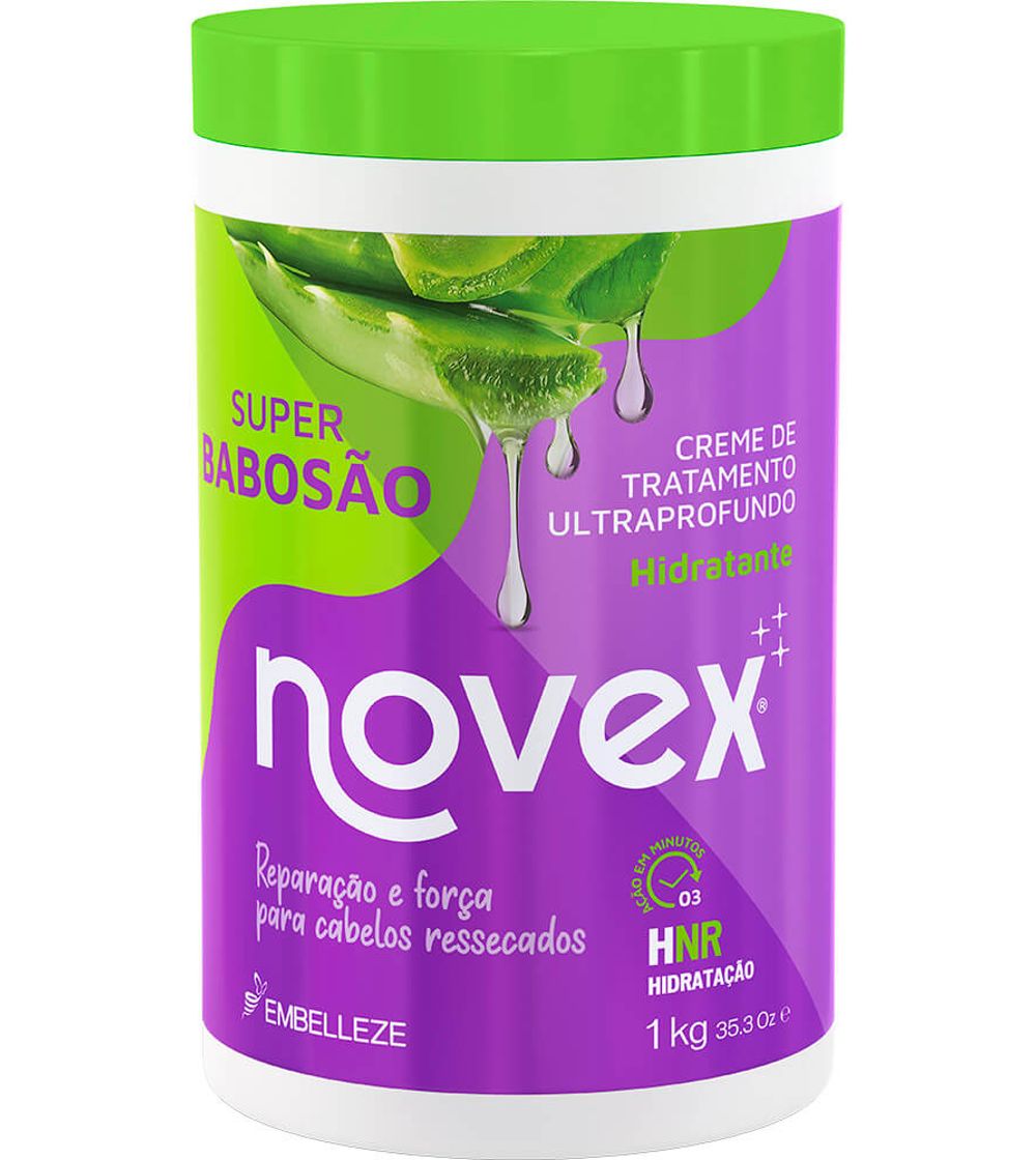 Novex Super Babosão Kit Shampoo, Conditioner, Moisturizing Mask and Hair Cream - BuyBrazil