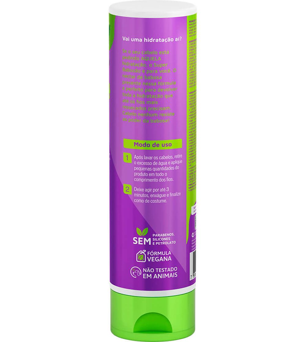 Novex Super Babosão Kit Shampoo, Conditioner, Moisturizing Mask and Hair Cream - BuyBrazil