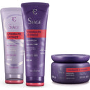 Eudora Siàge Anti-Frizz Kit Shampoo, Conditioner & Hair Mask for Smooth, Frizz-Free Hair - BuyBrazil