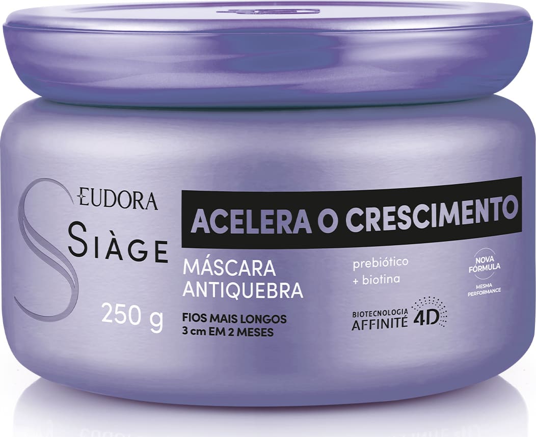 Eudora Siàge Combo Accelerates Growth: Shampoo 250ml + Conditioner 200ml + Hair Mask 250g - BuyBrazil