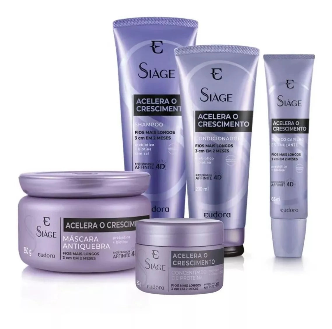 Siàge Accelerates Growth Complete Hair Care Set – 5-Step System for Stronger, Healthier Hair - BuyBrazil