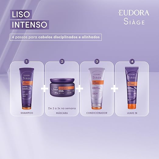 Eudora Siage Liso Intenso Leave-In Hair Sealant Finishing 100ml - BuyBrazil